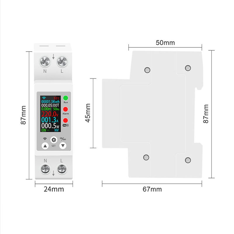 40A Din Rail Wi-Fi Smart Meter
